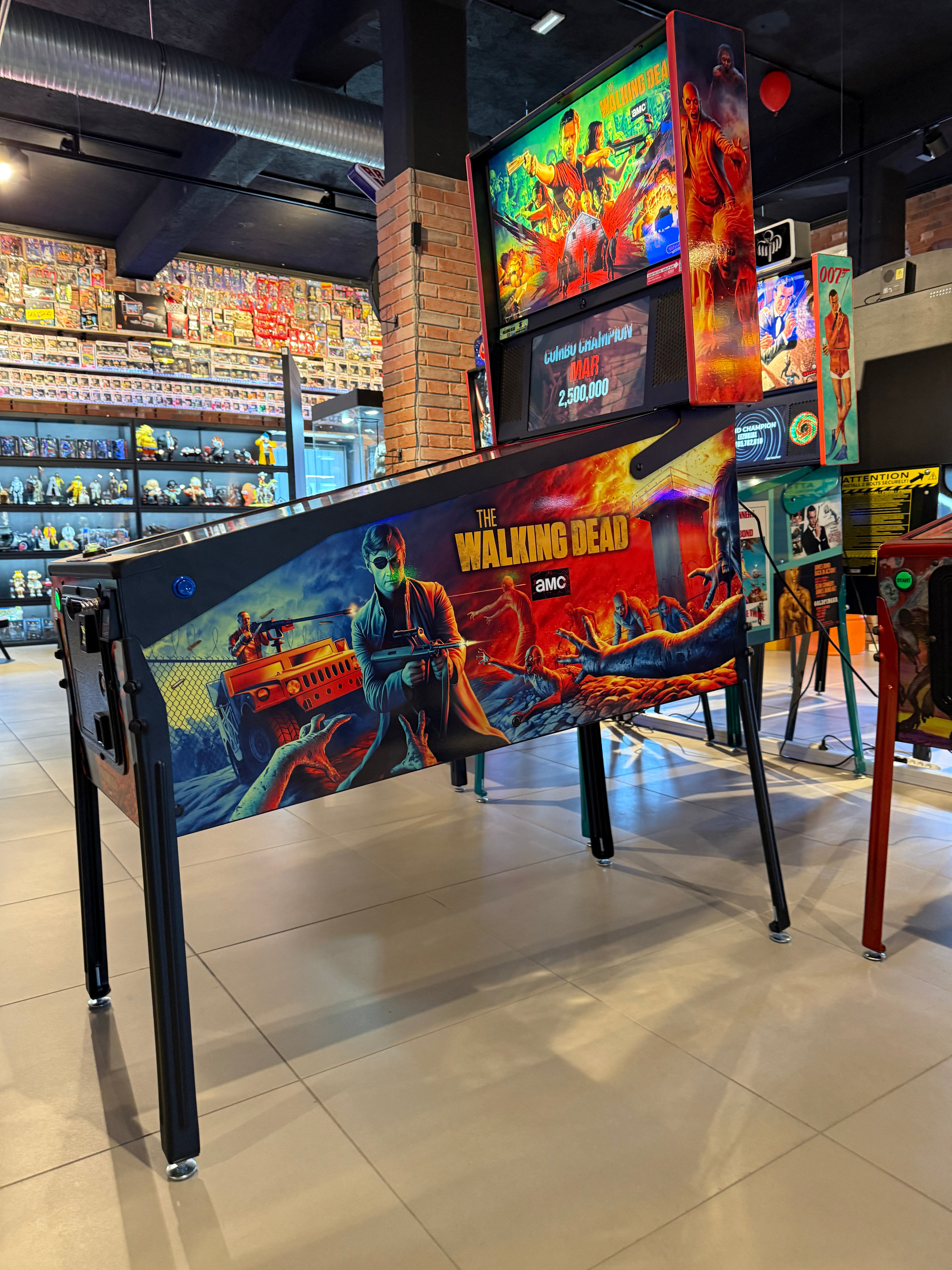 flipper walking dead remastered premium stern pinball machine
