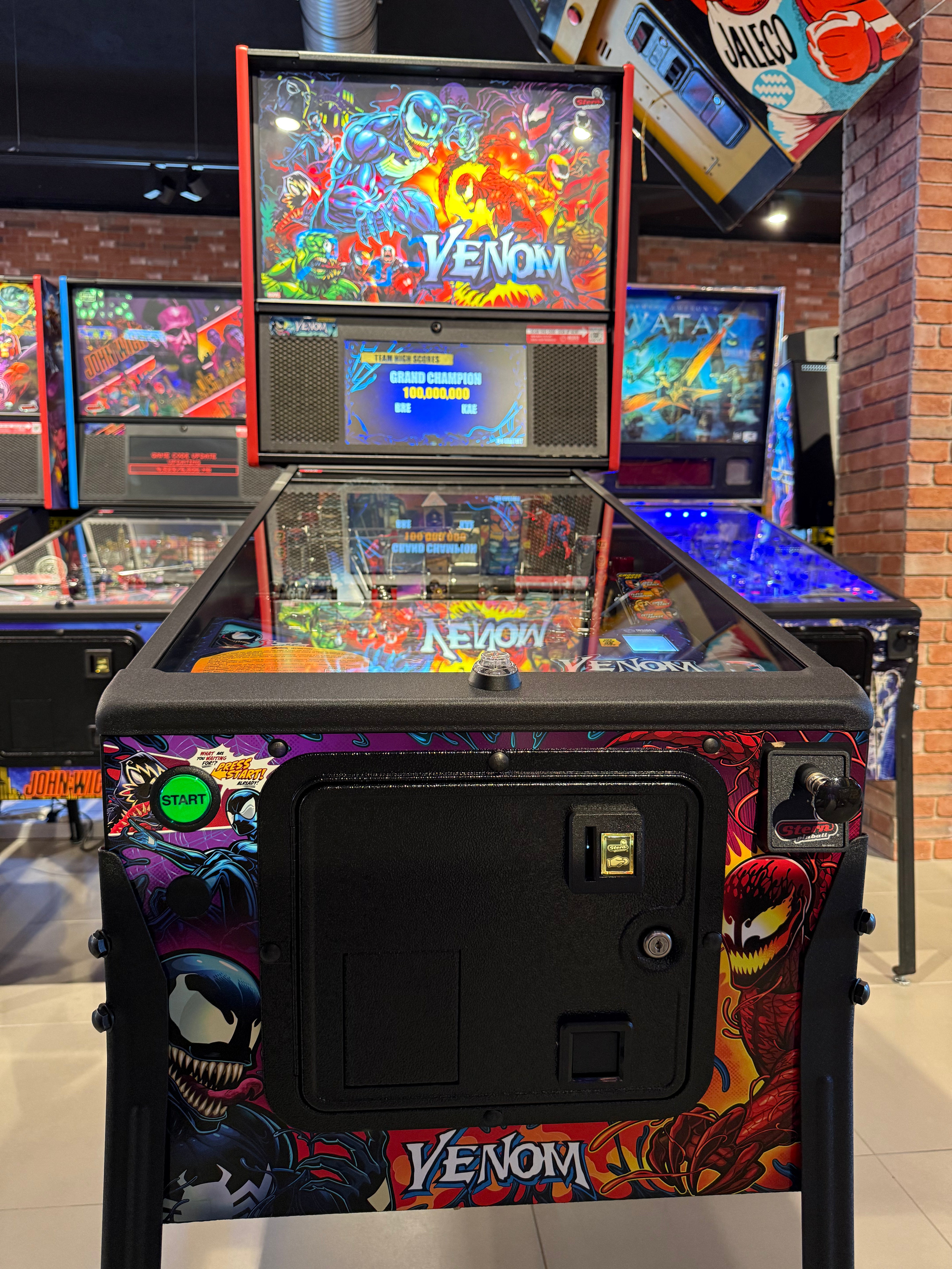 flipper venom premium stern pinball moderne