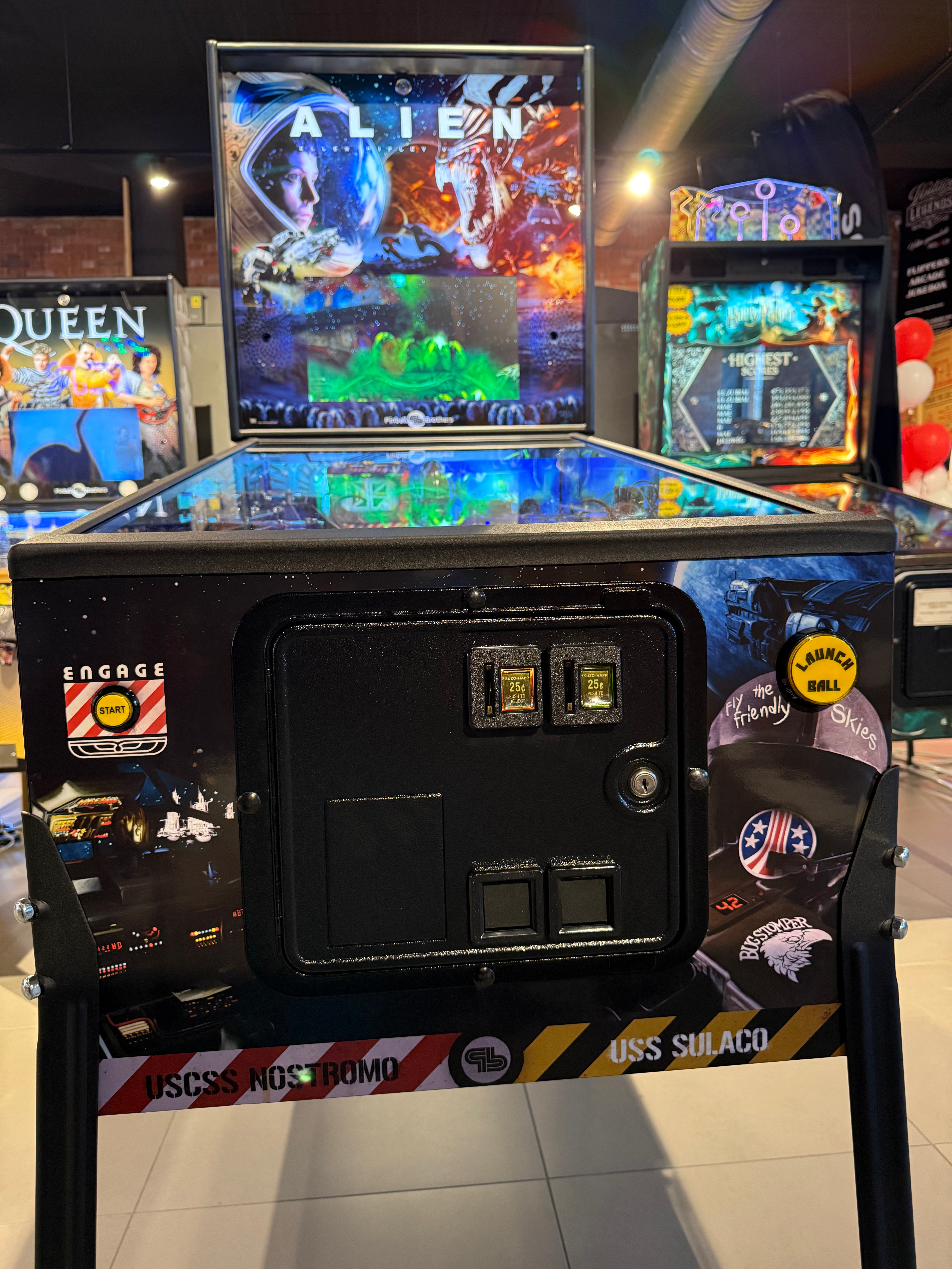 flipper alien ellen ripley edition pinball brothers gameplay