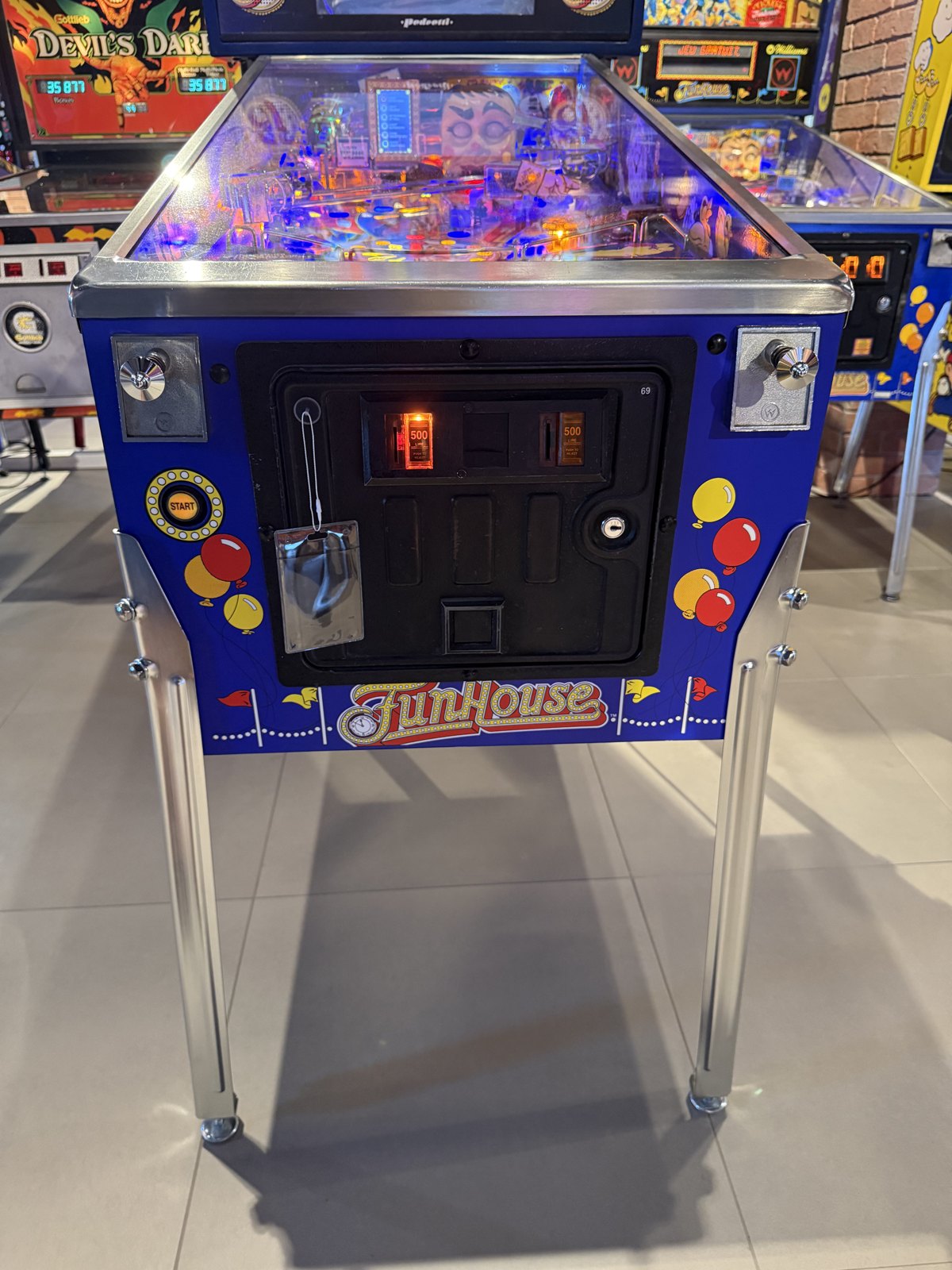 Flipper Funhouse Rudy's Nightmare kit 2.0 Pedretti d'occasion à vendre – Vintage Legends (photo 14)