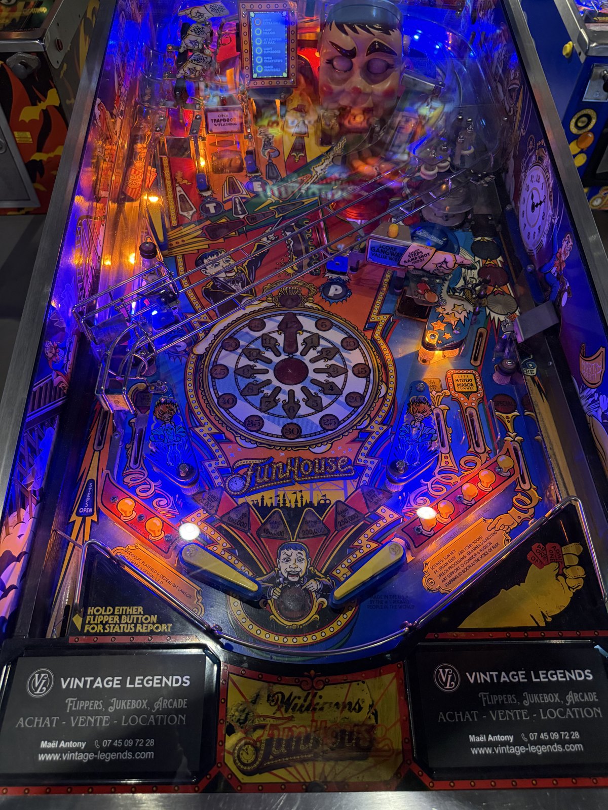 Flipper Funhouse Rudy's Nightmare kit 2.0 Pedretti d'occasion à vendre – Vintage Legends (photo 8)