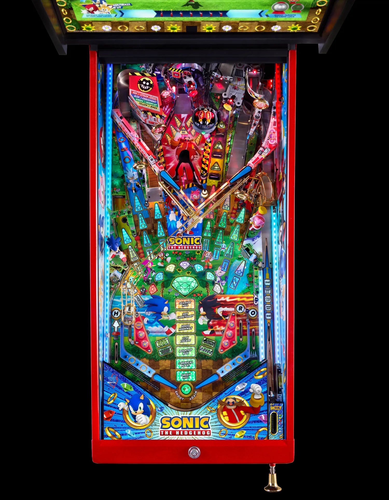 Flipper Sonic Collector's Edition – multibille Émeraudes du Chaos