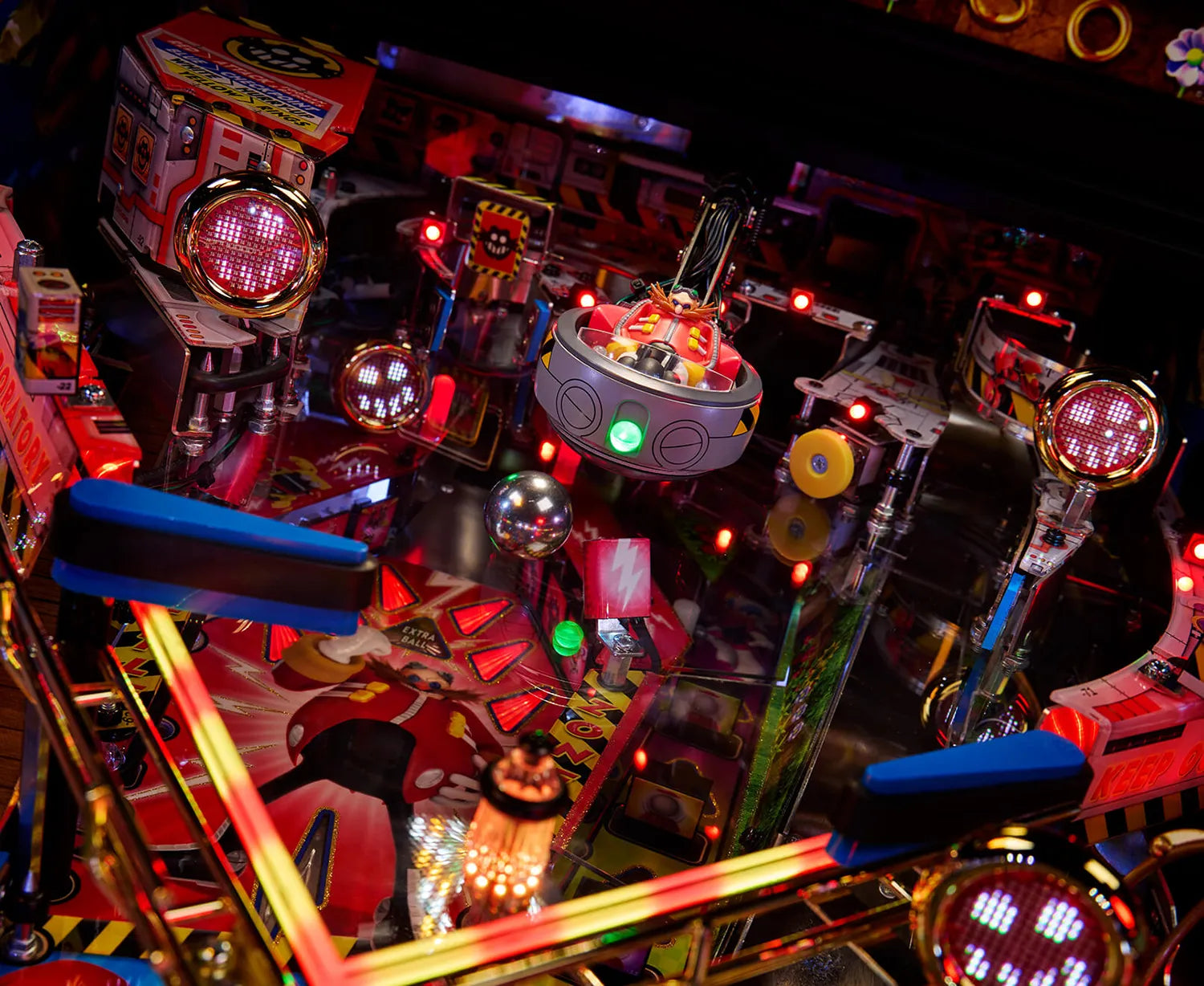 Flipper Sonic Collector's Edition – armure rouge Knuckles découpée laser