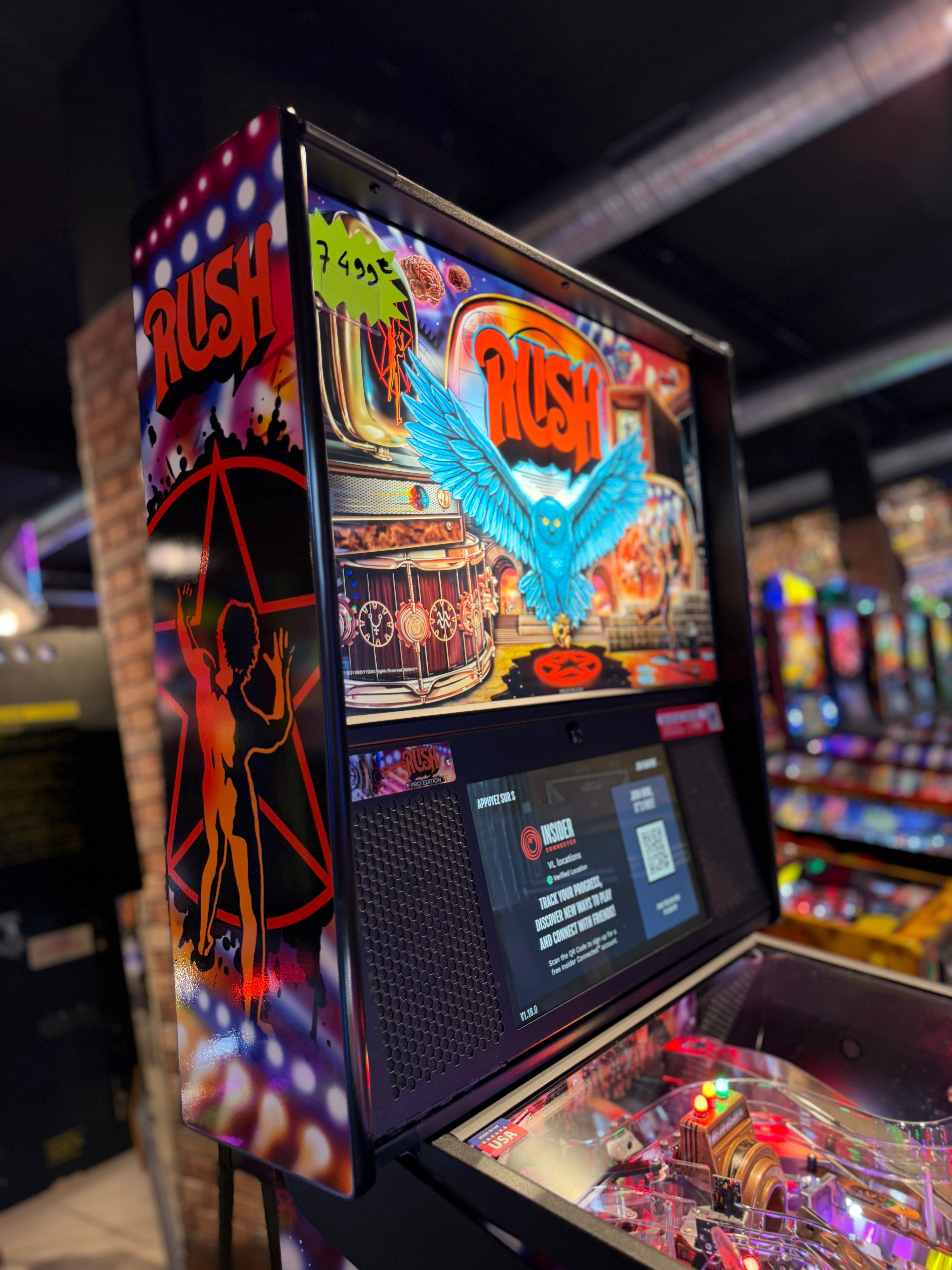 flipper rush pro stern pinball machine
