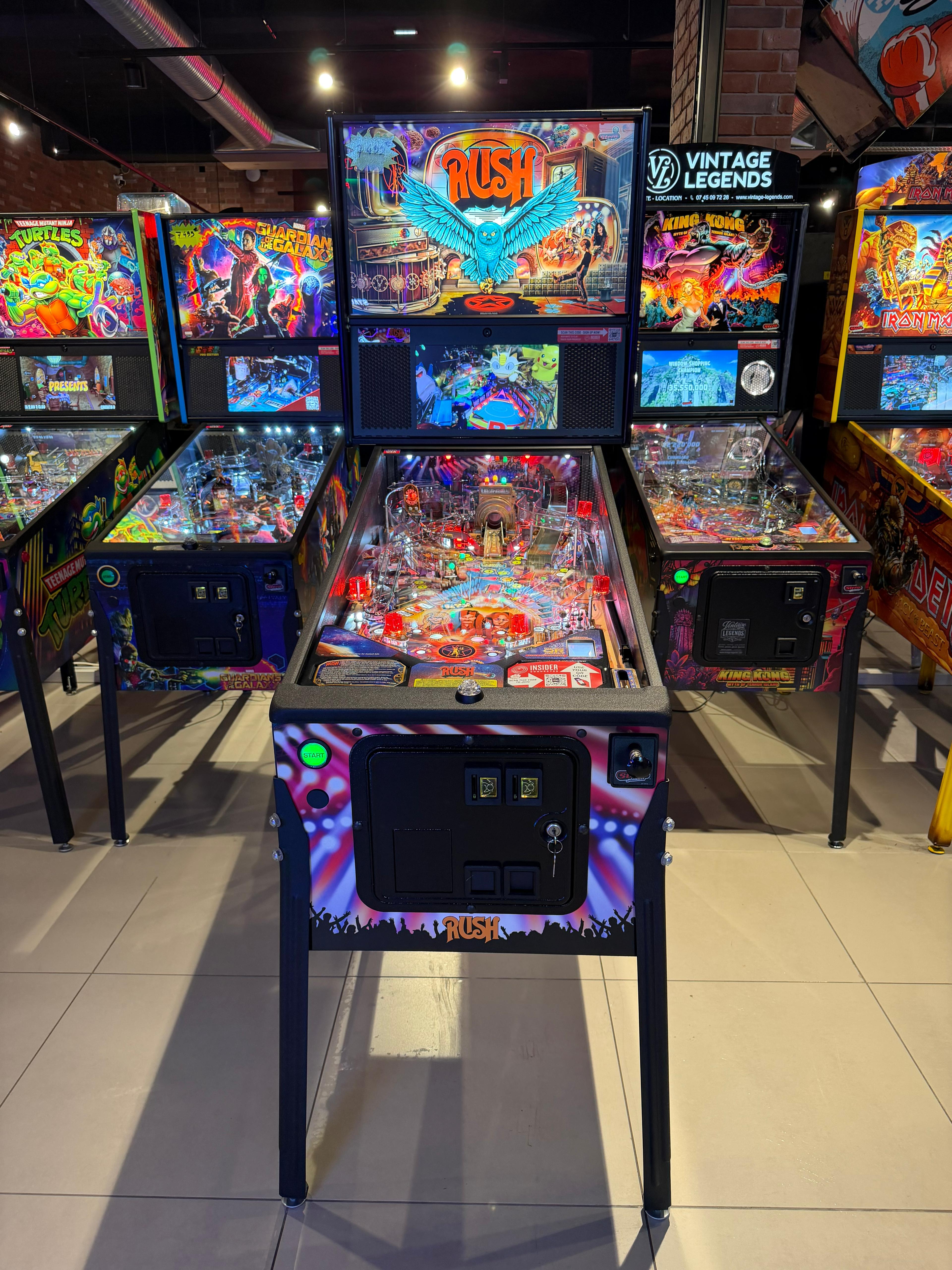 flipper rush pro stern pinball moderne