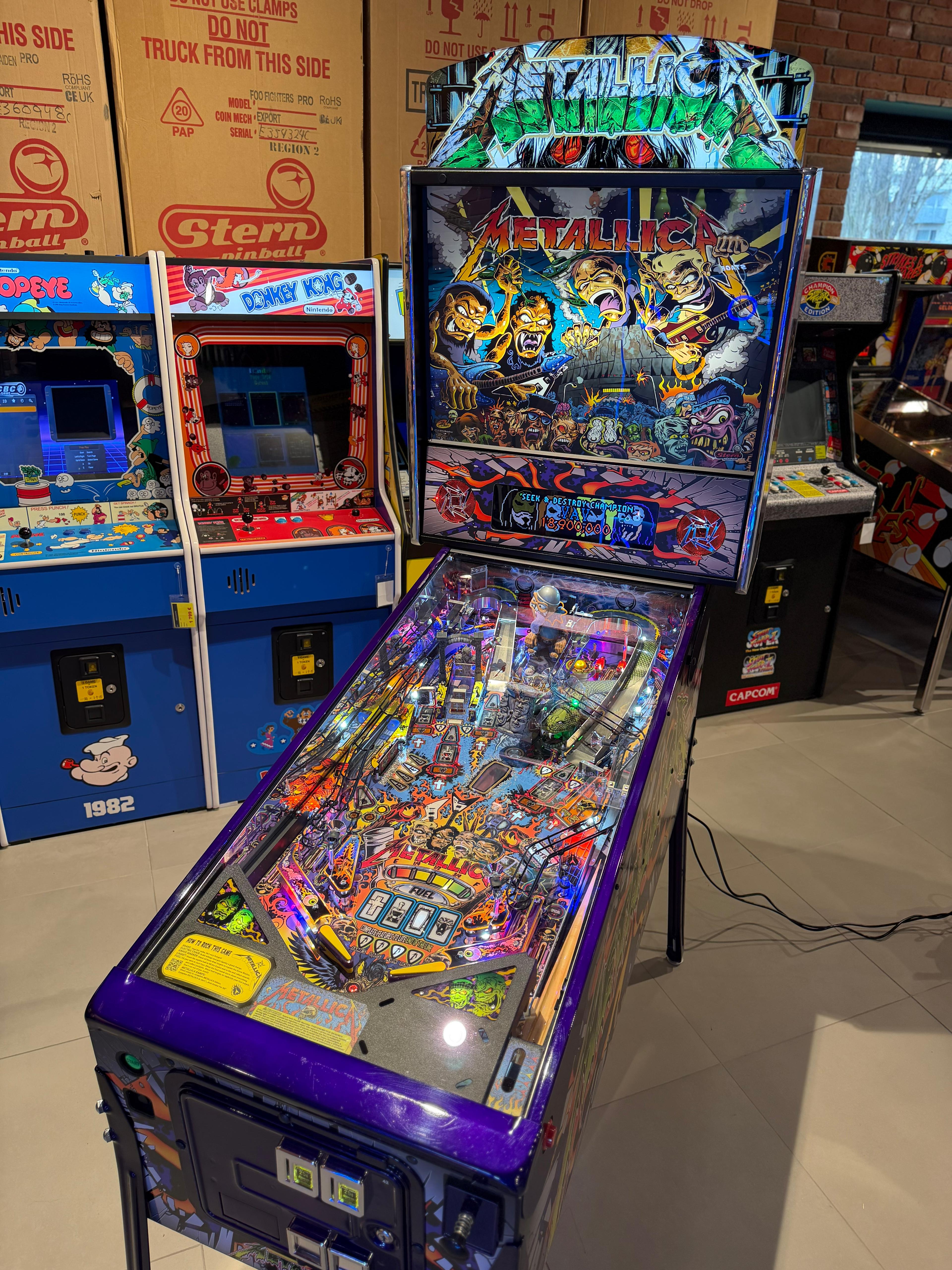 flipper metallica stern premium custom éclairage led