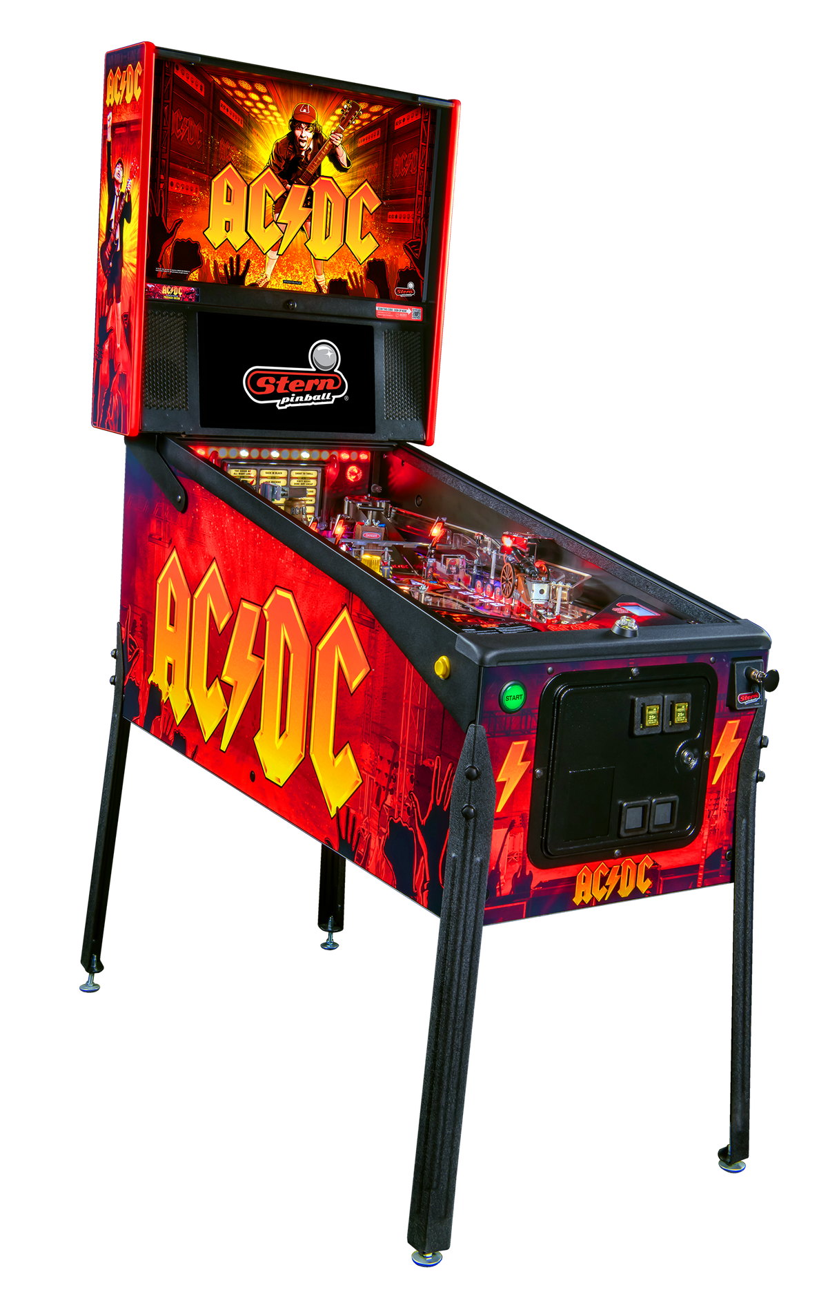 Flipper AC/DC Remastered Premium, vue de côté droit