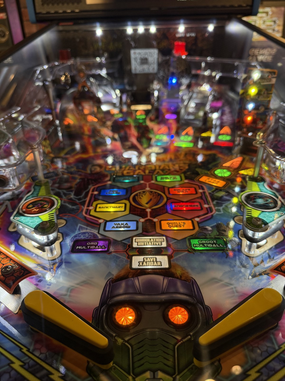 Flipper Guardians of the Galaxy Pro Stern 2017 d'occasion à vendre – Vintage Legends (photo 10)