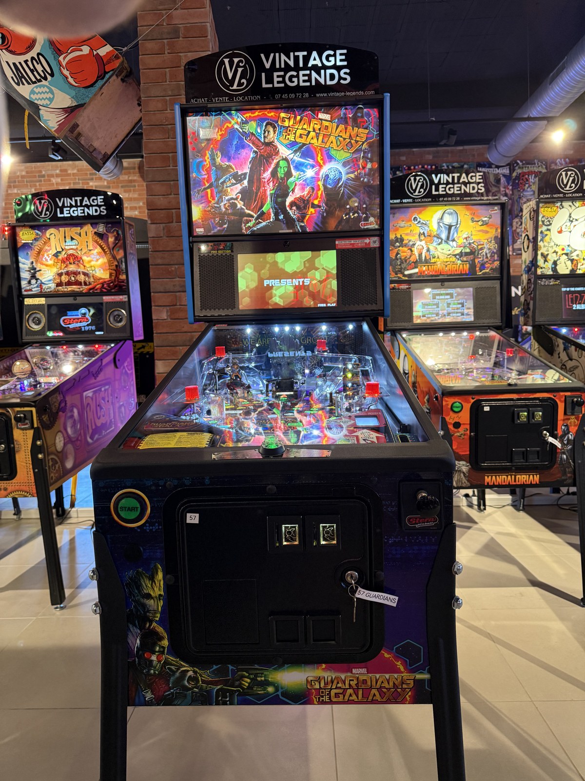 Flipper Guardians of the Galaxy Pro Stern 2017 d'occasion à vendre – Vintage Legends (photo 21)