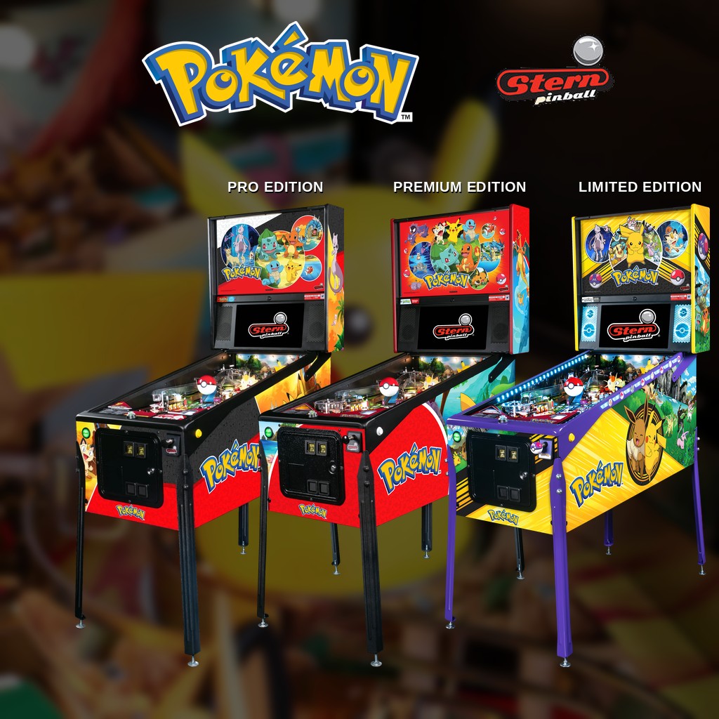 Flipper Pokemon Stern Pinball - Pro, Premium et Limited Edition - Vintage Legends