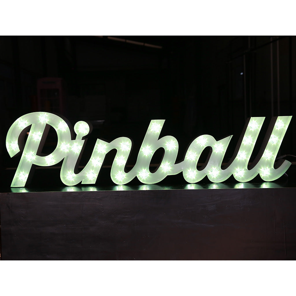 Enseigne lumineuse professionnelle RGB Bluetooth largeur 1,52 mètre (PINBALL)