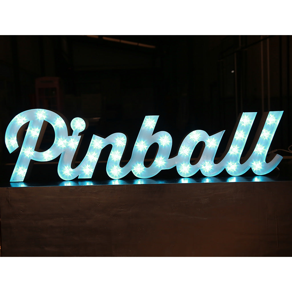 Enseigne lumineuse professionnelle RGB Bluetooth largeur 1,52 mètre (PINBALL)