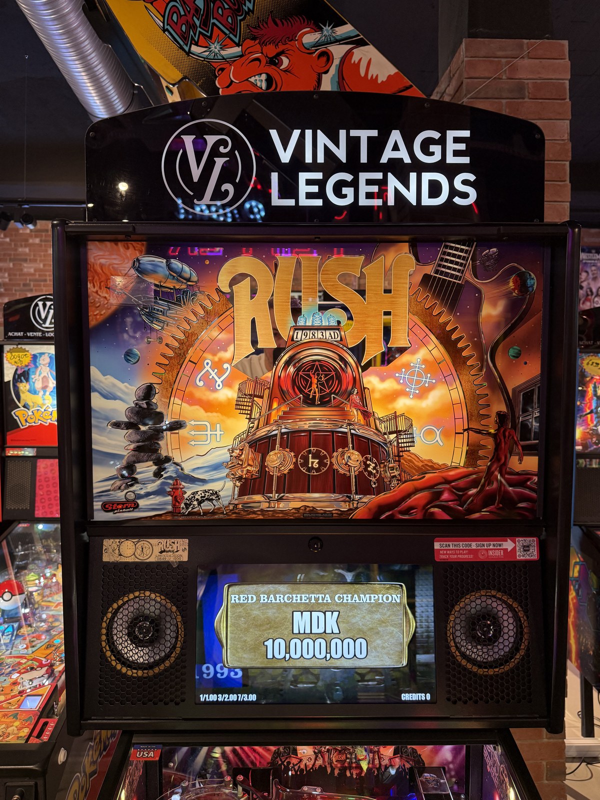 Flipper Rush Limited Edition Stern 2022 d'occasion à vendre – Vintage Legends (photo 5)