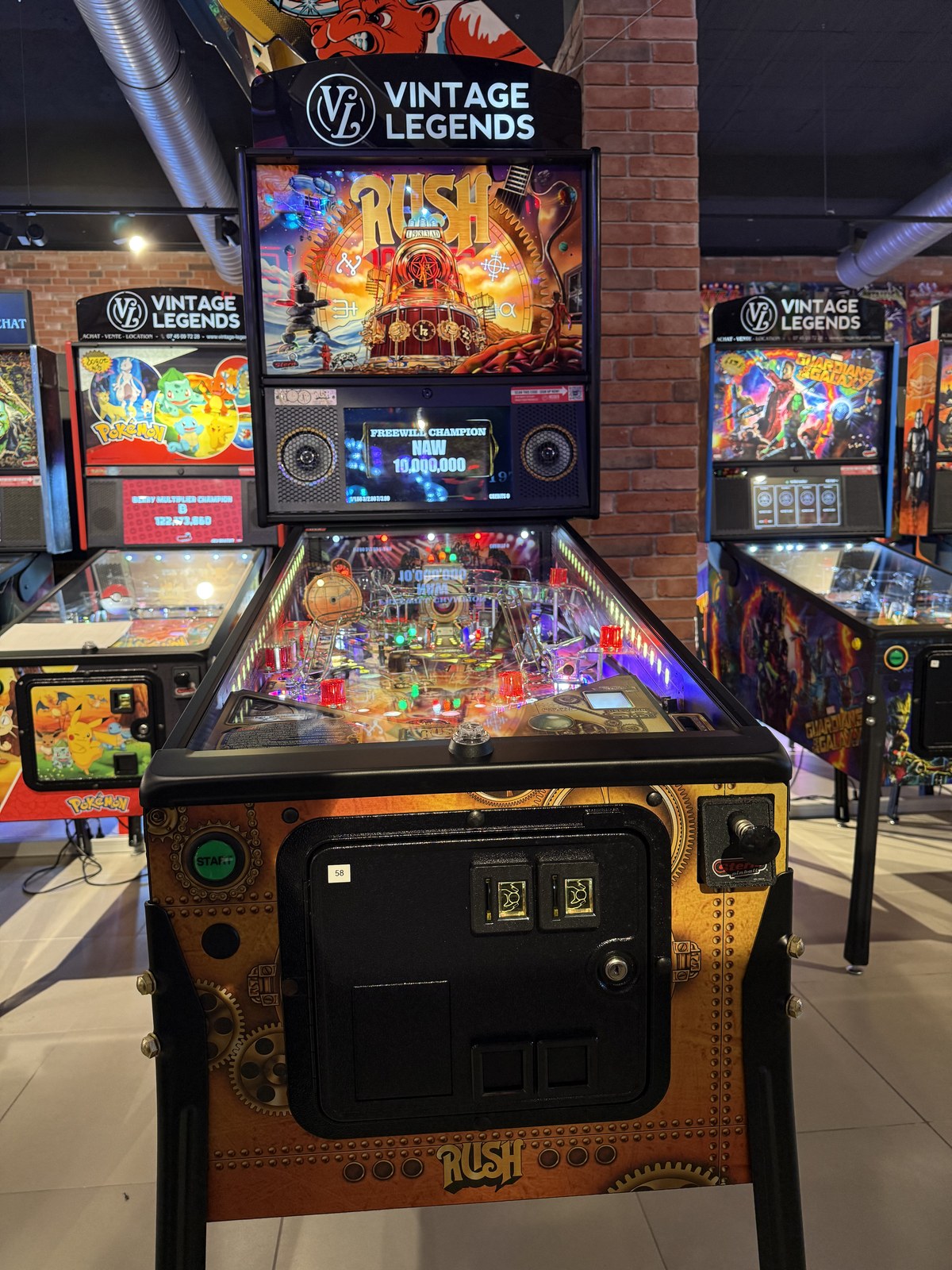 Flipper Rush Limited Edition Stern 2022 d'occasion à vendre – Vintage Legends (photo 13)