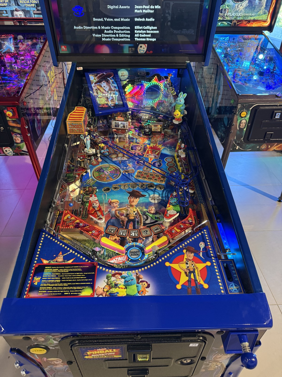 Flipper Toy Story 4 Limited Edition Jersey Jack 2023 d'occasion à vendre – Vintage Legends (photo 8)