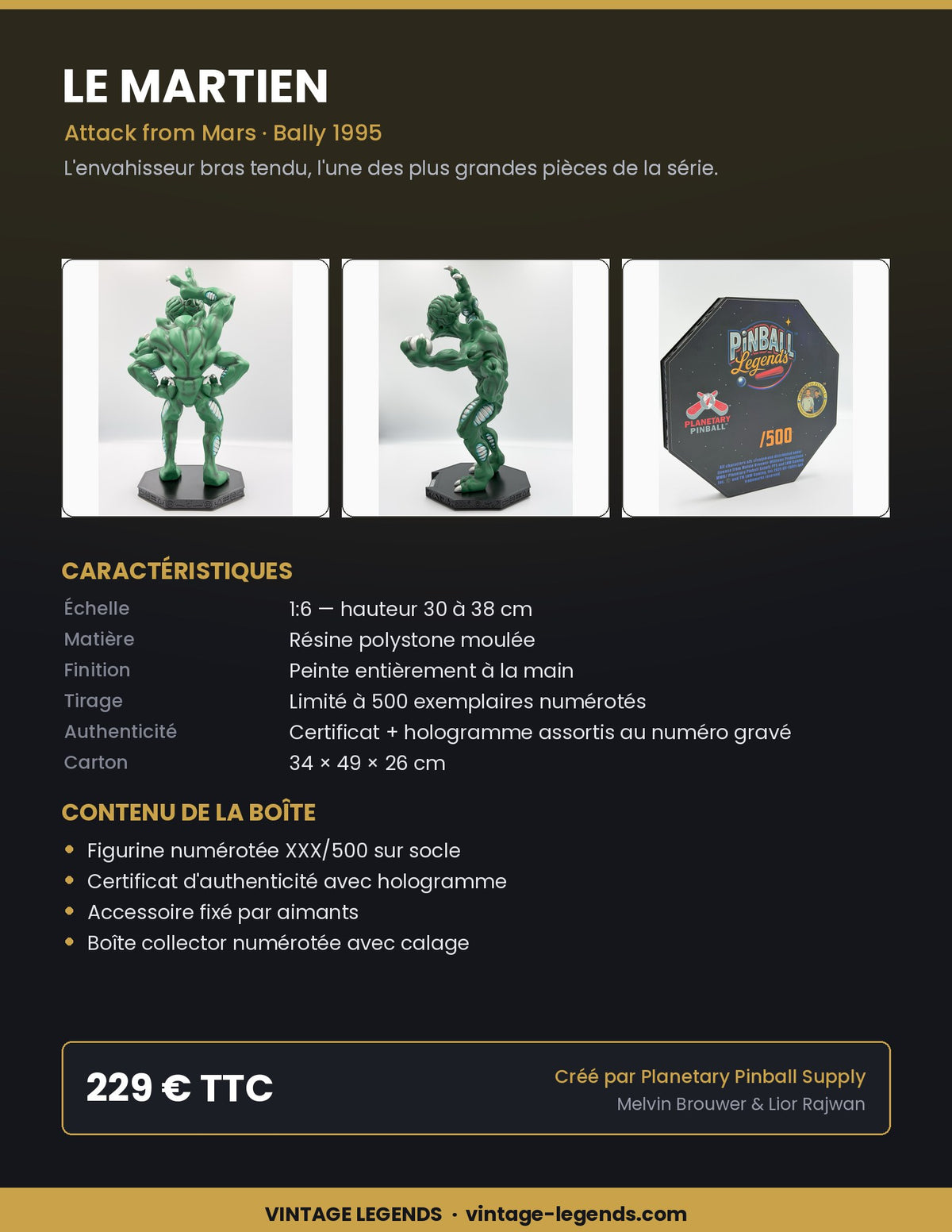 Flyer Martien 1:6 — caractéristiques