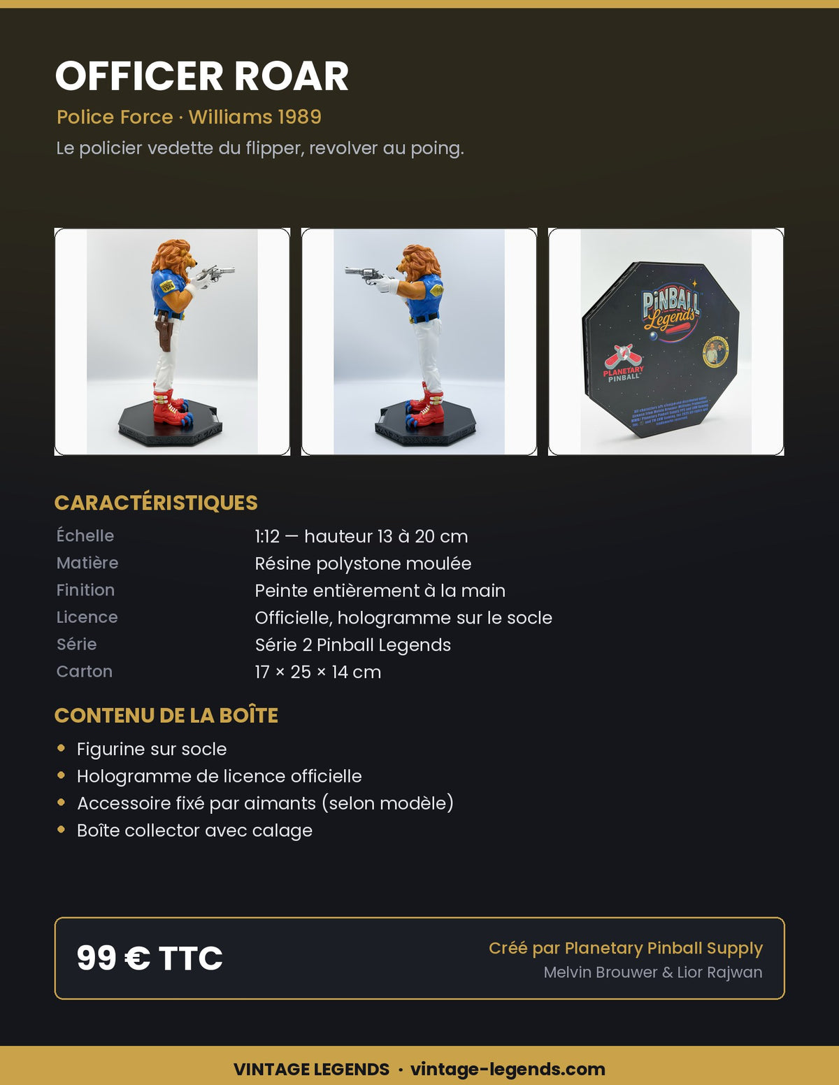 Flyer Officer Roar 1:12 — caractéristiques