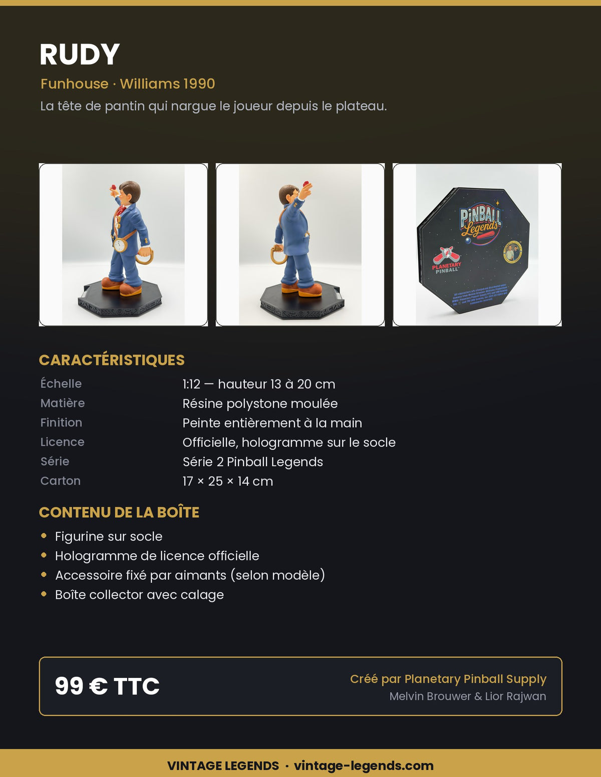 Flyer Rudy 1:12 — caractéristiques